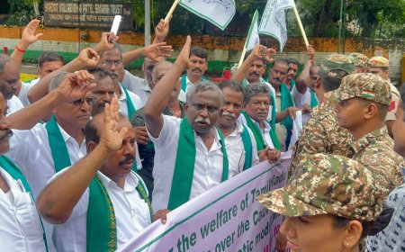 மரபணு மாற்று தொழில்நுட்பத்தை கைவிட வலியுறுத்தி பாராளுமன்றம் முற்றுகை-  பி ஆர் பாண்டியன்