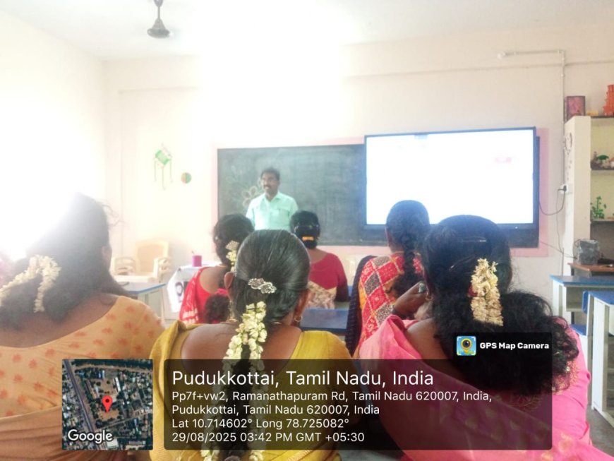 மாத்தூர் அரசு மேல்நிலைப் பள்ளியில் பள்ளி மேலாண்மை குழு கூட்டம்