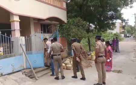 திருவெறும்பூர் அருகே வீட்டின் பூட்டை உடைத்து நகையை திருடி செல்லும்போது தனது உள்ளாடையை கழட்டி வீட்டின் கேட்டில் தொங்கவிட்டுச் சென்ற பலே திருடன்