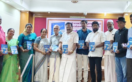 திருச்சிராப்பள்ளி தமிழ் சங்கத்தில் நதிகள் செய்பவன்  கவிதை நூல் வெளியீட்டு விழா! 