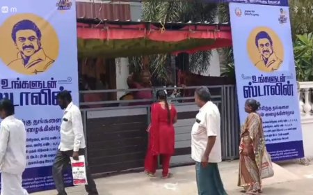 அமைச்சர் அன்பில் மகேஷ் தொகுதியில் உங்களுடன் ஸ்டாலின் முகாமுக்கு பூட்டு போட்ட விவகாரம் - திருவெறும்பூர் வட்டார வளர்ச்சி அலுவலரிடம் விளக்கம் கேட்டு மாவட்ட கலெக்டர் நோட்டீஸ் 