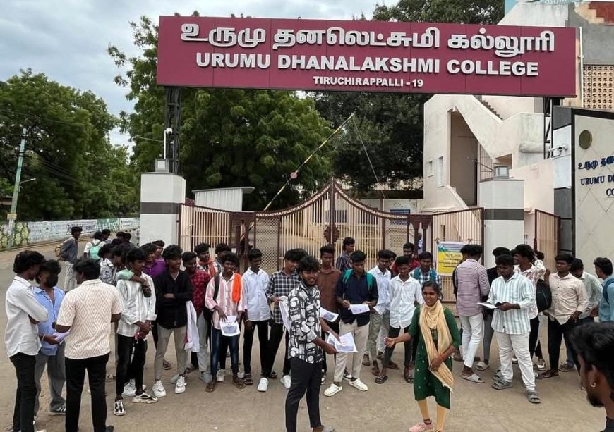 திருவெறும்பூர் அருகே தனியார் கல்லூரி முன்பு பிரதமர் மோடியின் உருவப்படத்தை தீயிட்டு எரித்த இந்திய மாணவர் சங்க நிர்வாகிகள் உட்பட 50 பேர் மீது வழக்கு பதிவு