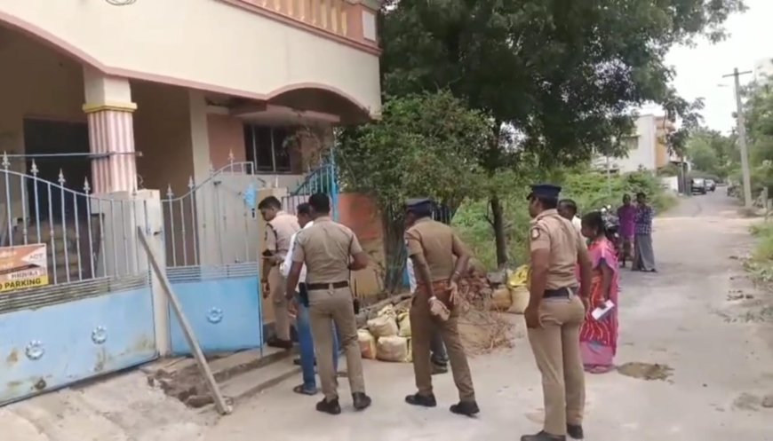 திருவெறும்பூர் அருகே வீட்டின் பூட்டை உடைத்து நகையை திருடி செல்லும்போது தனது உள்ளாடையை கழட்டி வீட்டின் கேட்டில் தொங்கவிட்டுச் சென்ற பலே திருடன்