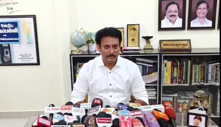 யாரையும் தடுக்க வேண்டும் என்கிற எண்ணம் எங்களுக்கு கிடையாது - திருச்சியில் விஜய் பிரச்சார இடத்திற்கு அனுமதி மறுப்பு தொடர்பான கேள்விக்கு பள்ளி கல்வித் துறை  அமைச்சர் அன்பில் மகேஷ் பதில்