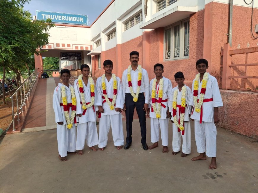 மத்திய பிரதேசத்தில் இருந்து ரயிலில் திருச்சி வந்த பள்ளி மாணவர்களின் பதக்கங்கள் திருட்டு பதக்கங்களை வென்றும் பறிகொடுத்த சோகம் திருச்சி ரயில்வே போலீசார் தீவிர விசாரணை