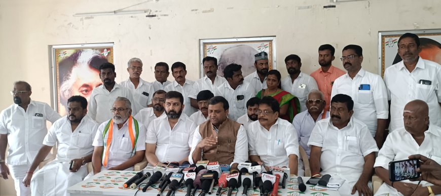 தமிழகத்தில் ஆட்சியில் பங்கு தலைமை  முடிவெடுக்கும் - திருச்சியில் அகில இந்திய காங்கிரஸ் கமிட்டி பார்வையாளர் சாஹிர் சனதி பேட்டி