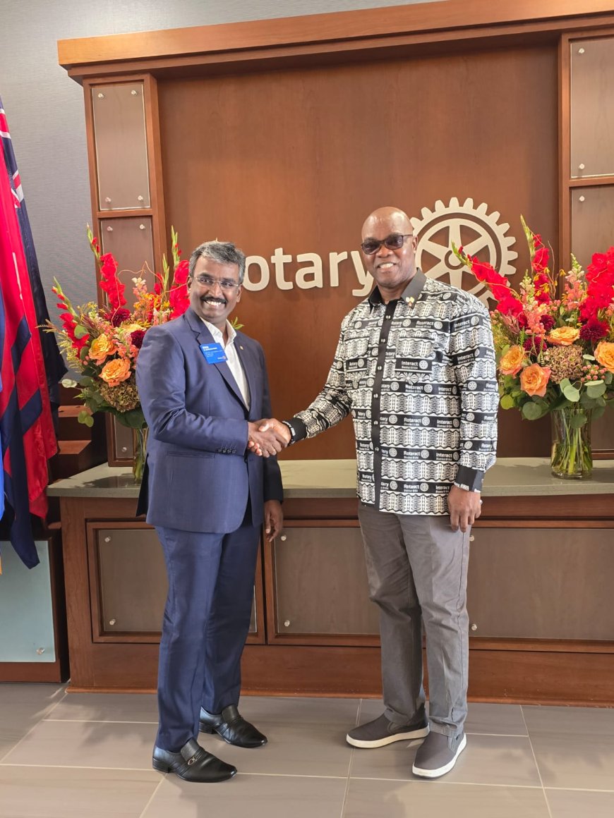*திருச்சி மாவட்டத்திற்கு பெருமை- இந்திய ரோட்டேரியன்  தொழிலதிபர் முருகானந்தம் ரோட்டரி இன்டர்நேஷனல் இயக்கத்தின் துணைத் தலைவராக நியமனம்*
