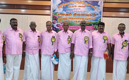 *திருச்சியில் மலைக்கோட்டை மலரும் நினைவுகளை பகிர்ந்து கொண்ட ஓய்வு பெற்ற போலீஸ் அதிகாரிகளின் சந்திப்பு நிகழ்ச்சி நடைபெற்றது*