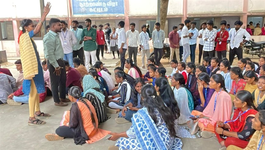 *திருச்சி துவாக்குடி அரசு கலைக் கல்லூரியில் மாணவிகளை தொடர்ந்து இழிவாகவும் கொச்சையாகவும் பேசிய கல்லூரி முதல்வர் சத்தியாவை கண்டித்து, இந்திய மாணவர் சங்கத்தின் (SFI) சார்பில் கல்லூரிக்குள் உள்ளிருப்பு போராட்டம் - பரபரப்பு*