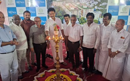 *பாரத்  ஸ்பிரிங்ஸ் அபார்ட்மெண்ட் வீடுகள் விற்பனை தொடக்க விழா திருச்சியில் மிக சிறப்பாக நடைபெற்றது - வீடு வாங்குகுபவர்களுக்கு பல்வேறு சலுகைகள் காத்திருப்பு*
