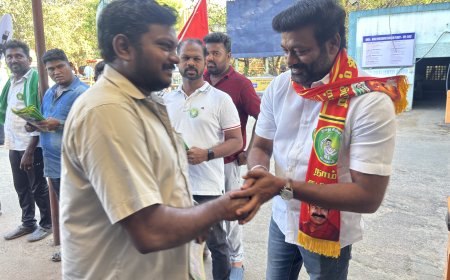 *திருச்சி BHEL தொழிற்சாலையில் தமிழர்களுக்கே முன்னுரிமை வழங்கப்படும்-திருவெறும்பூர் தொகுதி நாம் தமிழர் கட்சி வேட்பாளர் ஜல்லிக்கட்டு ராஜேஷ் வாக்குறுதி*